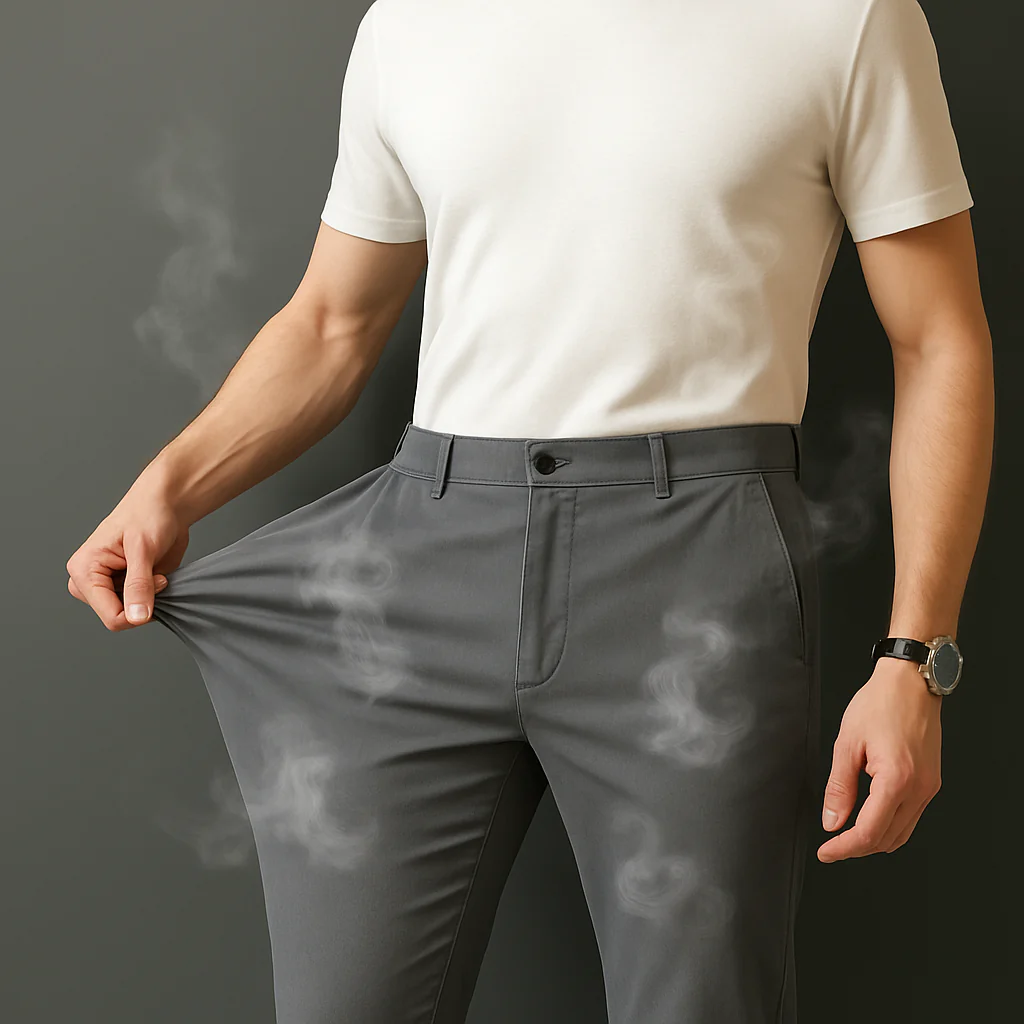 Calça em Seda Gelo FlexComfort